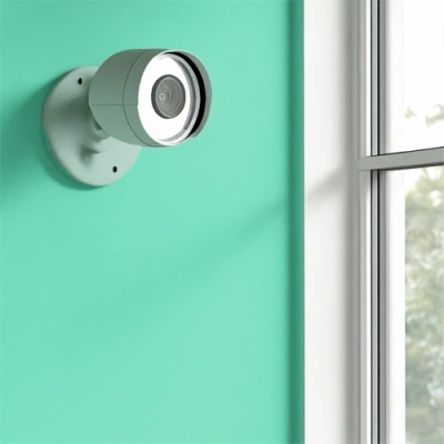 Toledo vivint camera facing a window